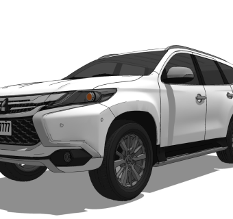 超精细汽车模型 三菱 Pajero Sport